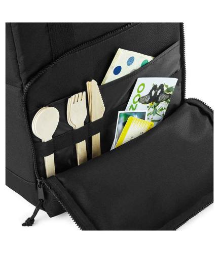 BagBase Recycled Twin Handle Cooler Backpack - BLK - ONE